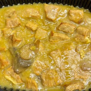 Lomo en salsa de champiñones