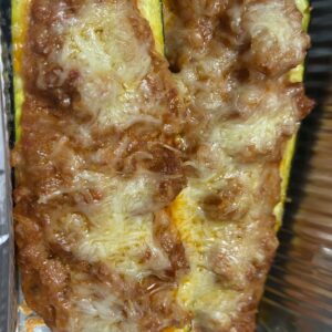 Calabacín relleno