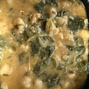 Garbanzos con espinacas Grandes